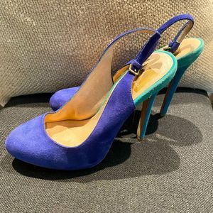 DOLCE VITA MULTI TONE BLUE SUEDE S BACKS